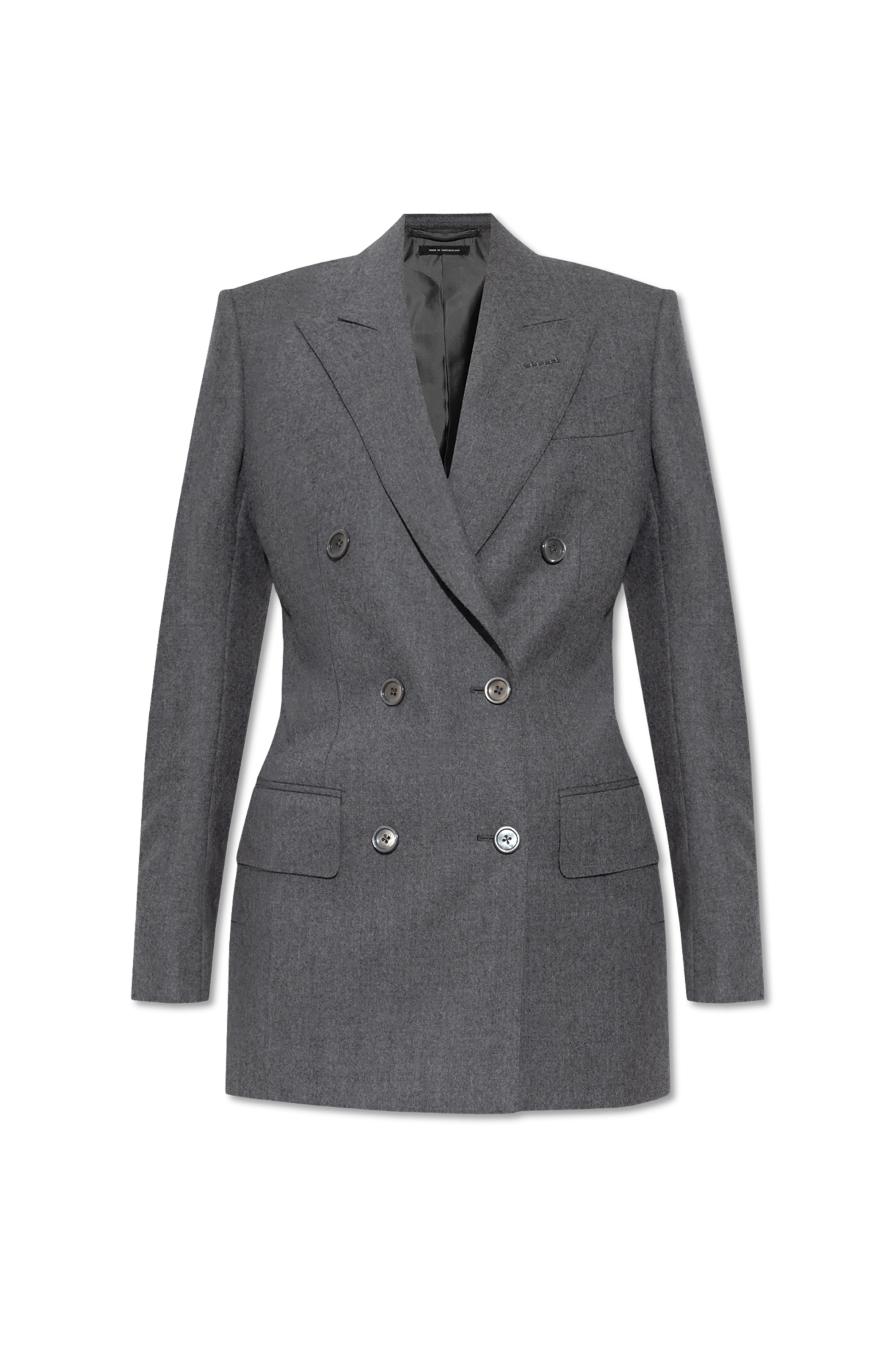 Grey Double-breasted blazer Tom Ford - Vitkac AS
